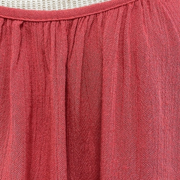 Elan Dress Women's Small Orange Mini Flare Dress Spaghetti Straps Pockets - Picture 9 of 17